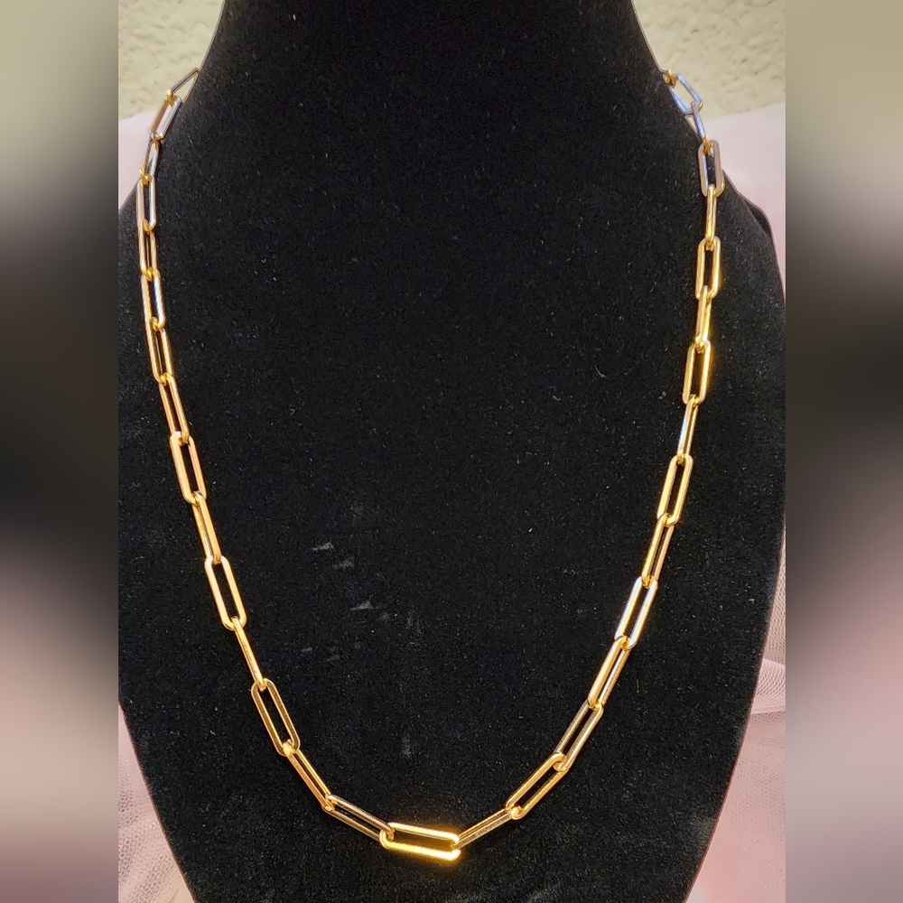 Gold Chain Choker Necklace